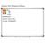 Rainbow block calendar clings shown to scale on a 4x6 classroom whiteboard
