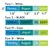 blue and green whiteboard calendar clings