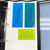 blue and green mini calendar classroom clings