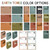 Earth Tones color options for the folder, notebook, binder, reading book, and workbook clings