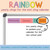 Rainbow year clings updating a mini calendar for the new school year