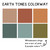 Earth Tones colorway swatches used in the mixed-color mini calendar clings