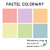 pastel calendar clings