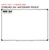 Earth Tones Math Talk whiteboard cling shown to scale on a 4x6 foot whiteboard mockup