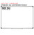 Pastel Math Talk whiteboard cling shown to scale on a 4x6 foot whiteboard mockup