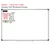 Earth Tones money math piggy bank whiteboard clings shown to scale on a 4x6 foot whiteboard mockup