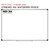Tropical Botanical Math Talk whiteboard cling shown to scale on a 4x6 foot whiteboard mockup