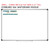 Blue and Green Number of the Day whiteboard clings shown to scale on a 4x6 foot whiteboard mockup