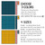 Retro Brights Base 10 color combinations and the four sizes: 6, 8, 12, and 16 inch