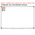 Rainbow domino whiteboard clings shown to scale on a 4x6 foot whiteboard mockup
