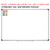 Blue and Green domino whiteboard clings shown to scale on a 4x6 foot whiteboard mockup