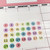 Pastel calendar month and number clings, photo 2