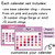 Pink and Purple whiteboard calendar set with calendar cling, 31 number clings, and 12 month clings