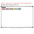 Pastel place value whiteboard cling display shown to scale on a 4x6 foot whiteboard mockup