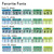 Blue and Green place value whiteboard cling display font and text color examples