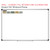 Modern Terrazzo place value whiteboard cling display shown to scale on a 4x6 foot whiteboard mockup