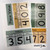 Modern Terrazzo place value whiteboard cling display up close, showing the reusable static cling