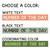 Header text color choices: white, black, or a coordinating color