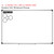 Totally Custom number bond whiteboard clings shown to scale on a 4x6 foot whiteboard mockup
