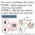 Two ways to use number bond clings: write in each circle or add 25 cling counters