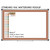 Earth Tones Days at School ten frame, 40 by 6.4 inches, leaving room for a 3-inch border on a whiteboard