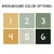 Modern Terrazzo color choices for the header and chart, numbered swatches