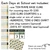 What's in the Modern Terrazzo Days at School set: ten frame base, 200 counters, place value chart, and header