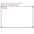 Pastel ten frame whiteboard cling with counters shown to scale on a 4x6 foot whiteboard mockup
