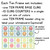 Pastel ten frame cling with all smiles counters or classic round counters