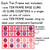 Pink and Purple ten frame cling with all smiles counters or classic round counters