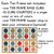 Varsity Stripes ten frame cling with all smiles counters or classic round counters
