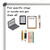 you will need school supply visual cues