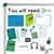blue and green you will need display