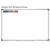 Varsity Stripes mini calendar clings shown on a 4x6 classroom whiteboard
