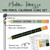 Modern Terrazzo mini pencil calendar clings on a whiteboard with an optional "Today is" cling