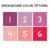 Pink and Purple flair pen daily schedule background color options numbered one through six
