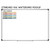 Happy Camper flair pen daily schedule clings on a 4x6 classroom whiteboard