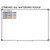 Varsity Stripes flair pen daily schedule clings on a 4x6 classroom whiteboard