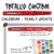 Totally Custom flair pen calendar year clings updating the date for the new school year
