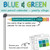 Blue and Green pencil calendar year clings updating the date for the new school year