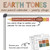 Earth Tones pencil calendar year clings updating the date for the new school year