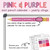 Pink and Purple pencil calendar year clings updating the date for the new school year