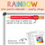 Rainbow pencil calendar year clings updating the date for the new school year