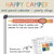 Happy Camper pencil calendar year clings updating the date for the new school year