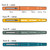 Retro Brights mini flair pen calendar examples with font and text color choices and piece sizes