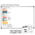 Tropical Botanical Word Builder whiteboard clings shown to scale on a 4x6 foot whiteboard mockup