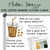 Modern Terrazzo iced coffee reward system clings with ice cubes and a class goal on a whiteboard