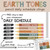 Earth Tones pencil daily schedule whiteboard clings with a free Daily Schedule header and optional time clings
