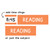 Retro Brights schedule cling shown with a matching time cling or as the subject only