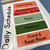 tropical botanical classroom schedule whiteboard clings